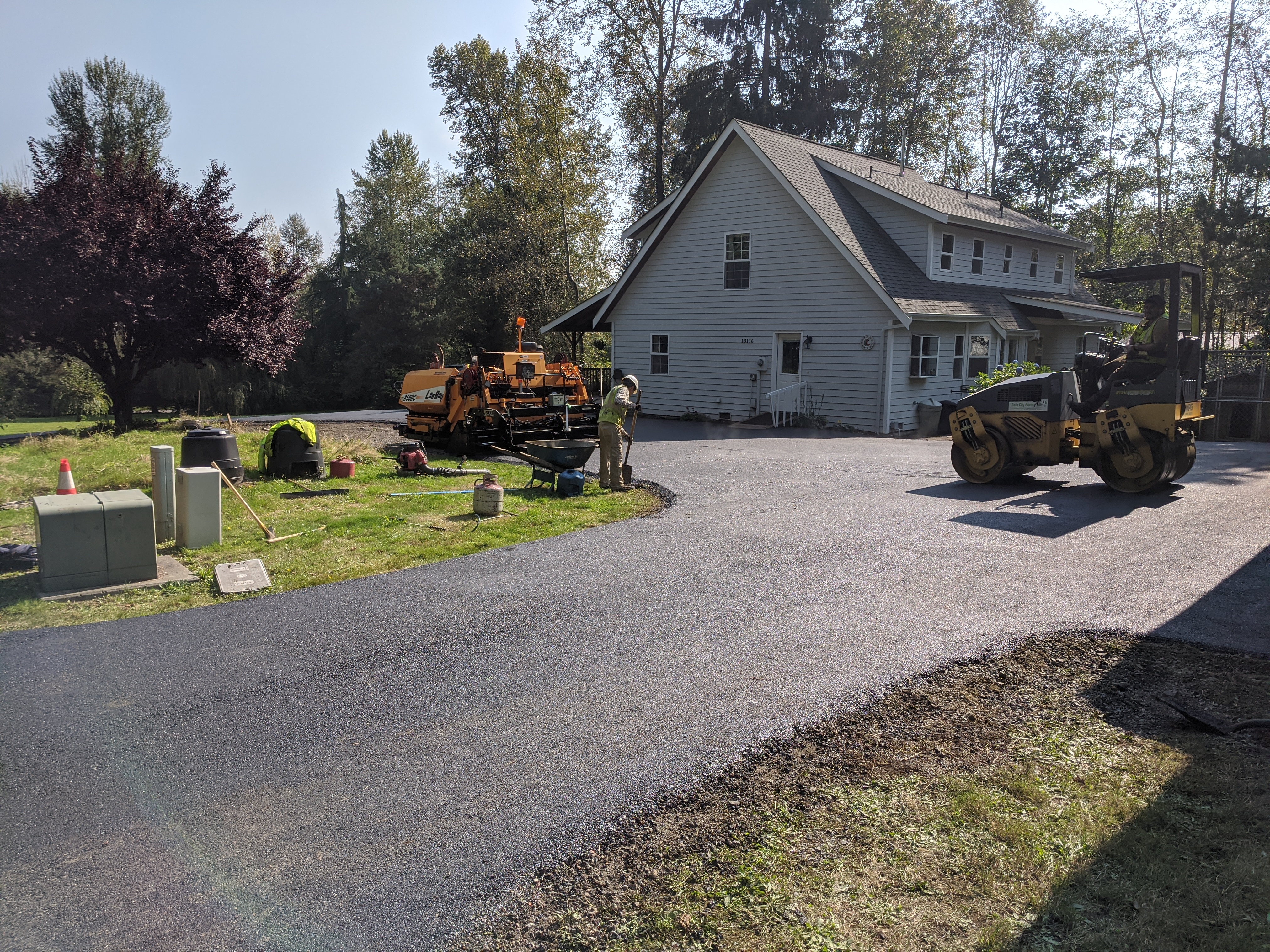 Residential asphalt paving in Snoqualmie, WA